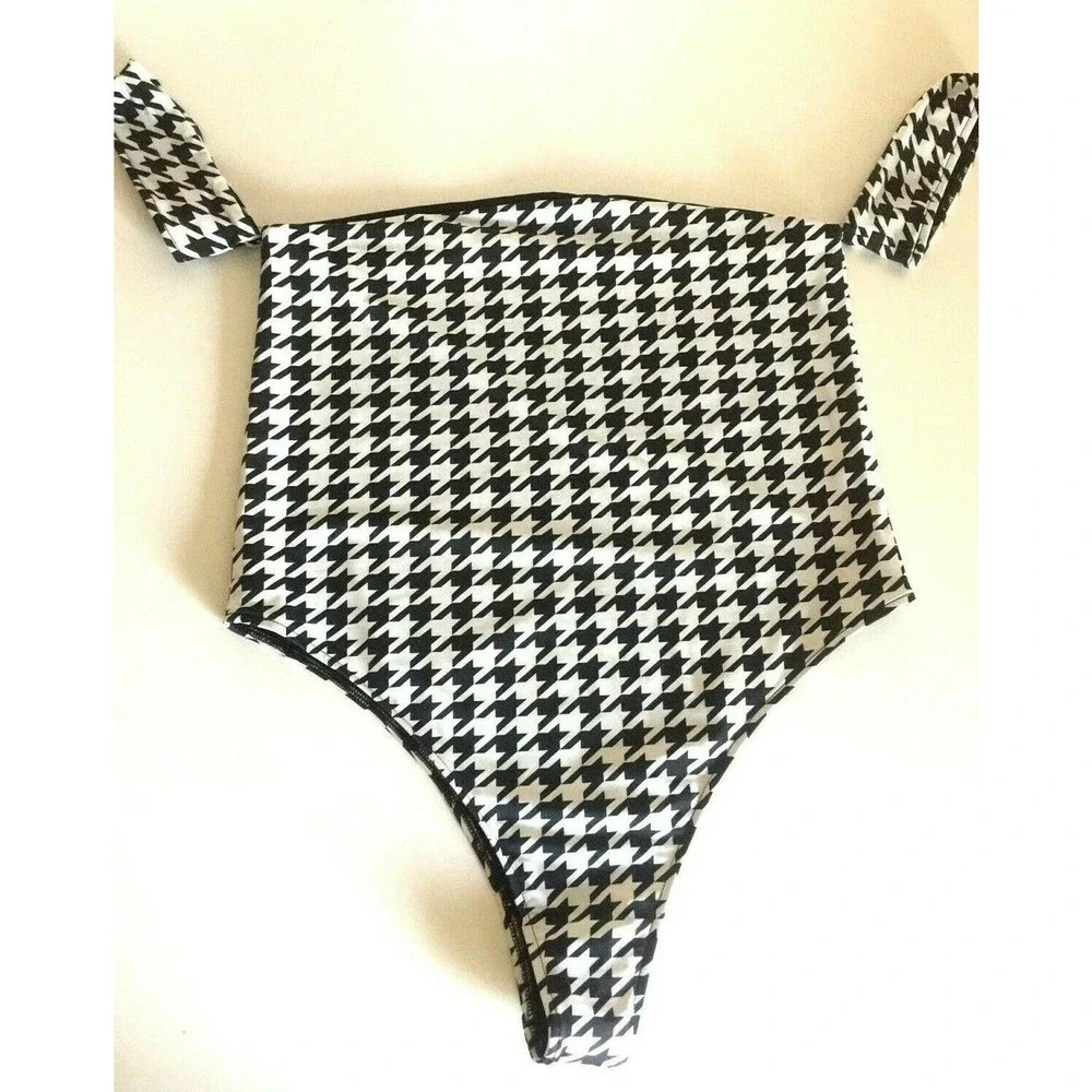 Frankies Bikinis Every Woman Swimsuit Houndstooth